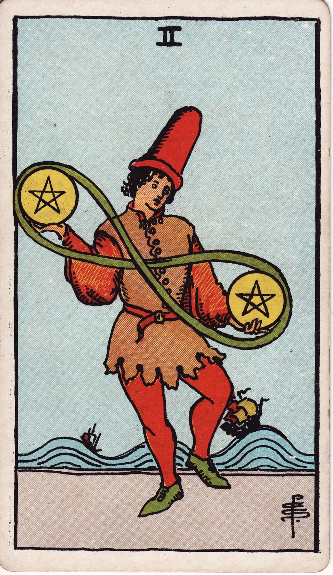 Two of Pentacles (펜타클 2)