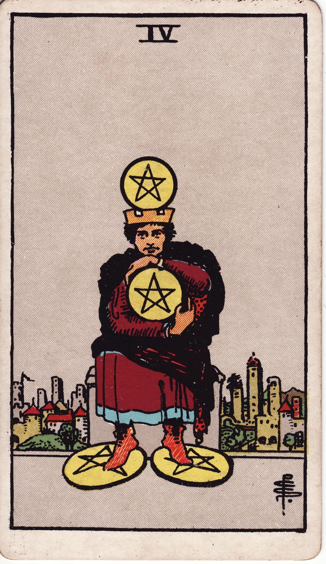 Four of Pentacles (펜타클 4)